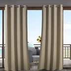 52*72 Inches (132X182Cm) Curtain Waterproof Outdoor Pavilion Terrace Curtain Thermal Insulation Shading Curtain