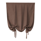 Curtain 1 Curtain for Bathroom Kitchen Adjustable Balloon Roman Curtains for Small Window Room Darkening Shades Drapes Panel Rod Pocket Purple Curtain