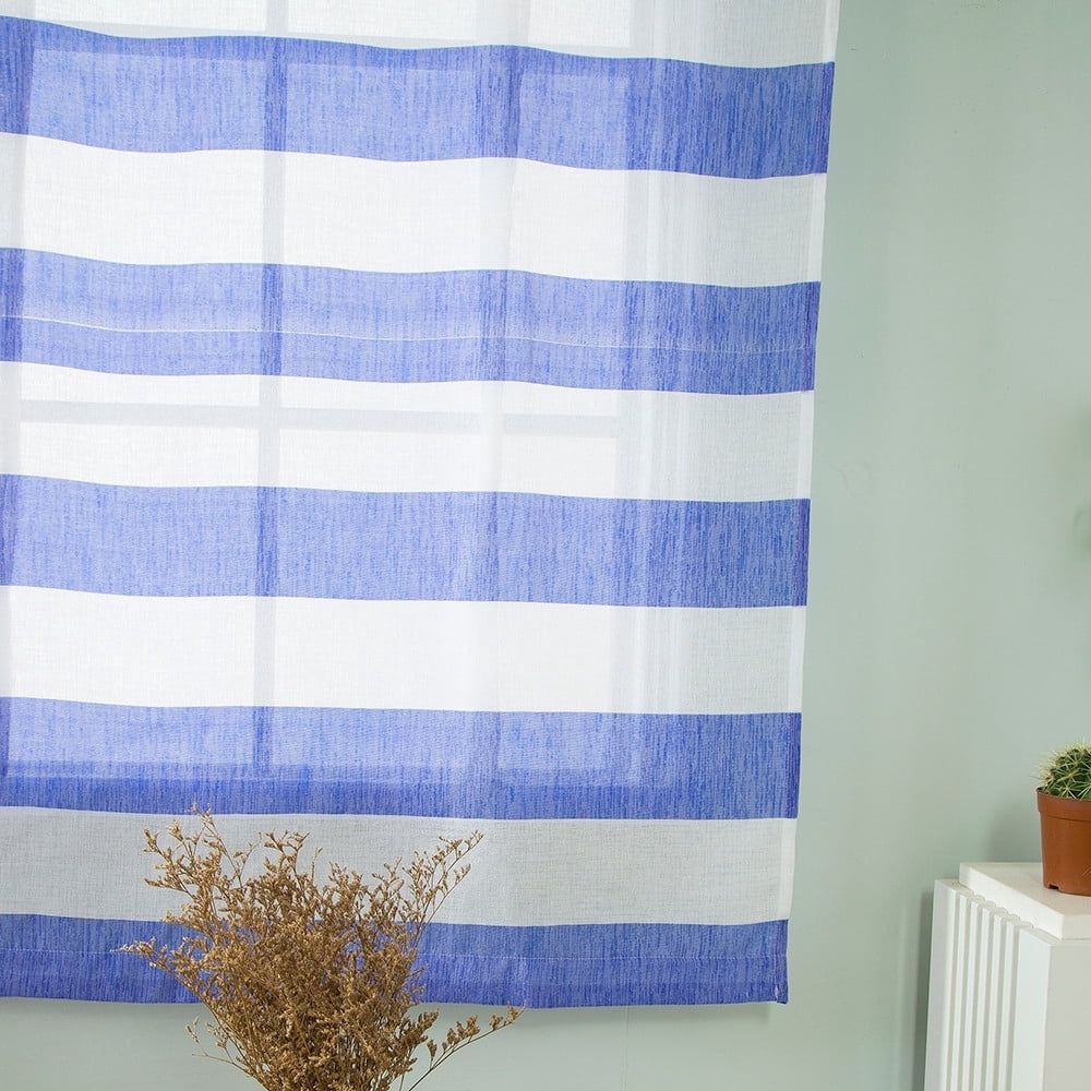 1 Roman Blind Beauty Roman Curtain Short Sheer Tie Up Window Balloon Shade Sheer .