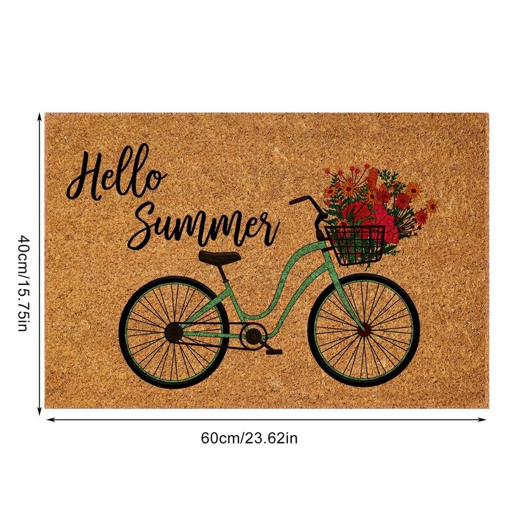 1X Carpet Summer Door Mat Summer Welcome Door Mats Funny Doormat Welcome Outdoor Mat