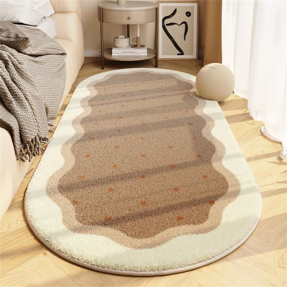 Carpet*1 Piece Soft Bedroom Rugs Rugs for Bedroom Rugs for Bedroom Oval Rugs Room Small Carpet Living Room Runner Rug Non Slip Modern Home Decor