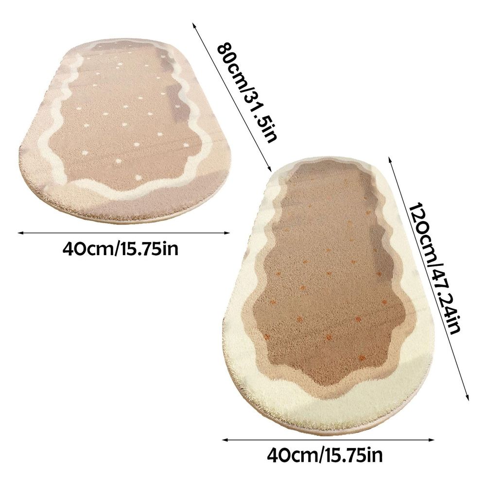 Carpet*1 Piece Soft Bedroom Rugs Rugs for Bedroom Rugs for Bedroom Oval Rugs Room Small Carpet Living Room Runner Rug Non Slip Modern Home Decor