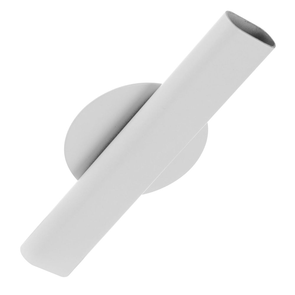 White Metal Wall Vase, Flower Holder, Stylish Home Decor Vase 2Pcs