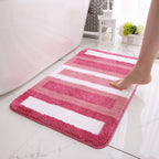 Area Rugs,Soft Comfortable Bathroom Rug Bath Mat Modern Anti Slip Microfiber Fluffy Waterproof Bath Mat