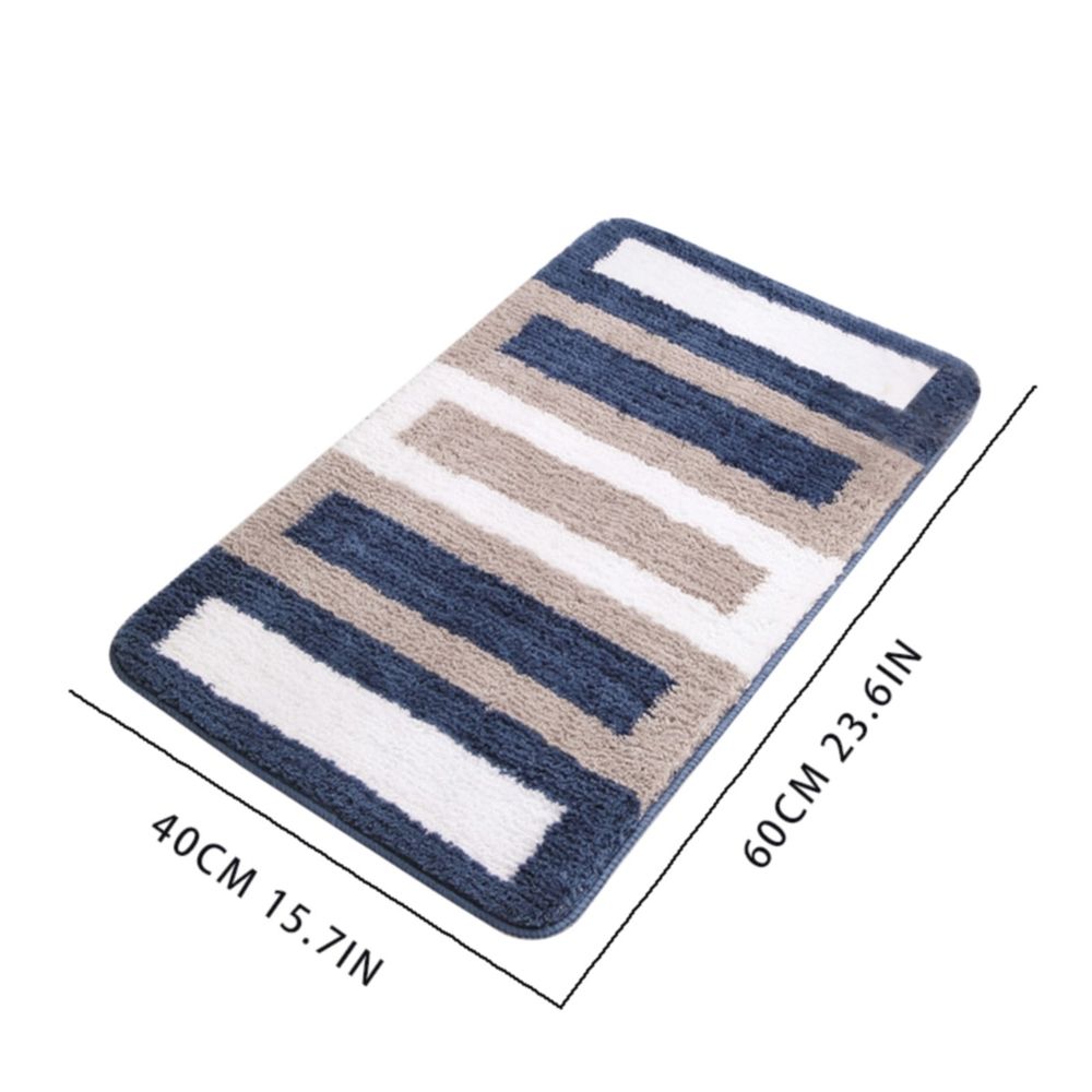 Area Rugs,Soft Comfortable Bathroom Rug Bath Mat Modern Anti Slip Microfiber Fluffy Waterproof Bath Mat