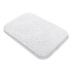 Area Rugs,Bathroom Rugs Bath Mat Absorbent Microfiber Bath Rugs Non Slip Plush Shaggy Shower Mat For Bathroom Floor Tub Machine Washable Kitchen Mat Doormat White(24x16 Inch)