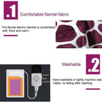 Weighted Blankets,Soft Flannel Electric Heated Winter Blanket Blanket Electric Heated Soft