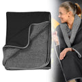 Weighted Blankets,Outdoor Blanket With – Extra Warm & Comfy 60' X 80' Black