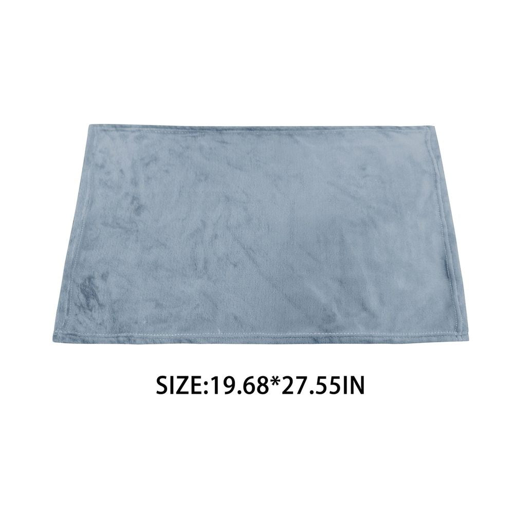 Weighted Blankets,This Is A Solid Color Double Velvet Bed Sheet And Blanket With A Physical Towel Of 50 * 70