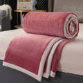 Double Sided Padded Fleece Blanket Flannel Blanket Quilt Winter Sheets Blanket Nap Blanket(39.3*59in)