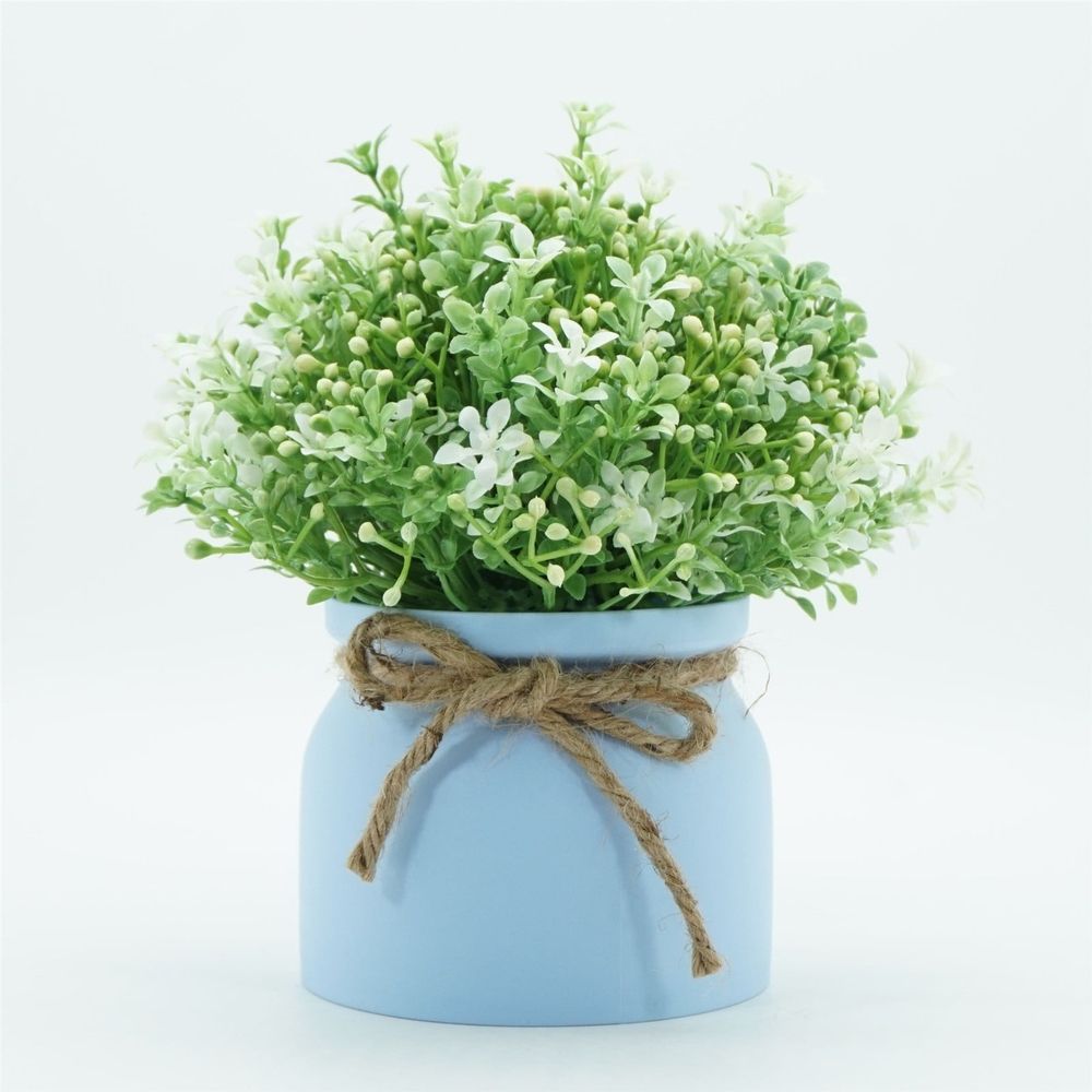 Artificial Plants Outdoor Decorative Flowers Artificial Flowers Potted Plants Flowers In POTS Decorate Home Bathroom Kitchen Rustic Table Centerpiece Interior Outdoor Decor