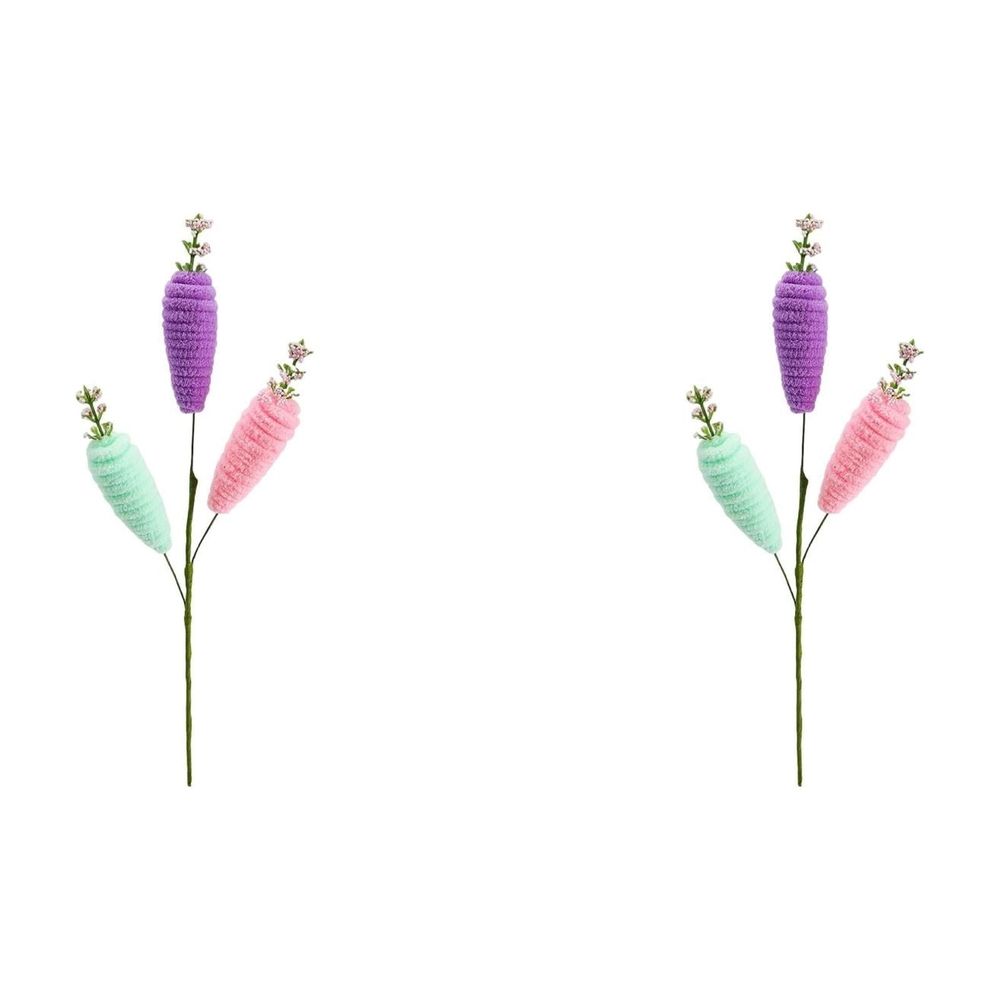 Artificial Easter Carrot Tabletop Decor Picks, for Easter Dinner Table Centerpiece, Home Holiday Ornaments, Floral Arrangement, Windowsill Decor Accent