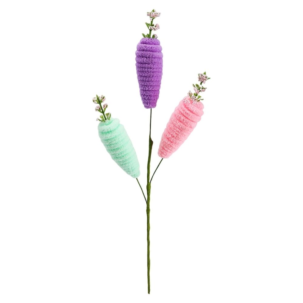 Artificial Easter Carrot Tabletop Decor Picks, for Easter Dinner Table Centerpiece, Home Holiday Ornaments, Floral Arrangement, Windowsill Decor Accent