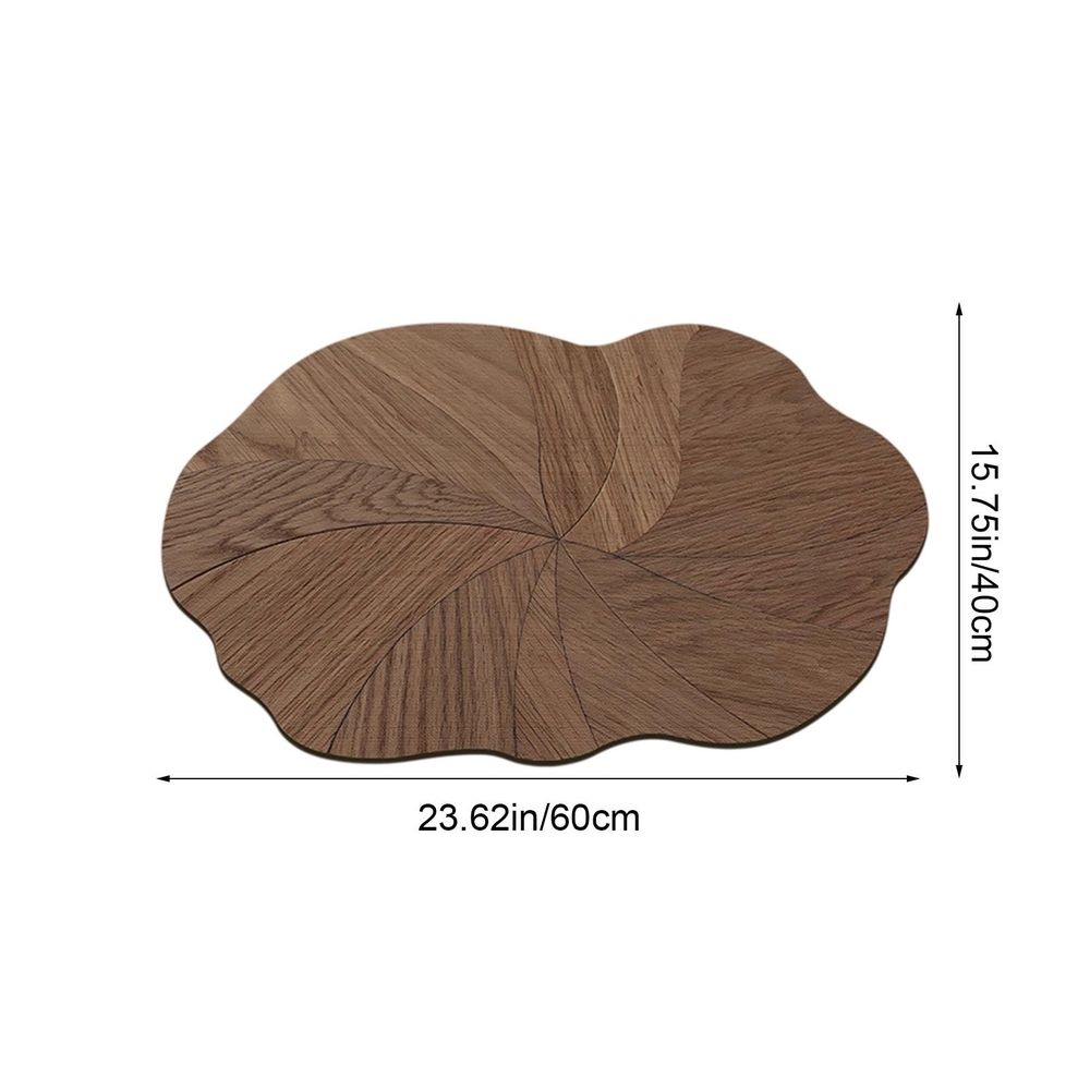 Diatomaceous Earth Bath Mat, Wood Grain Textured Bathroom Floor Pad, Solid Surface Quick Dry Mat for Shower Entrance and Non Fabric Bathroom Rug Alternative