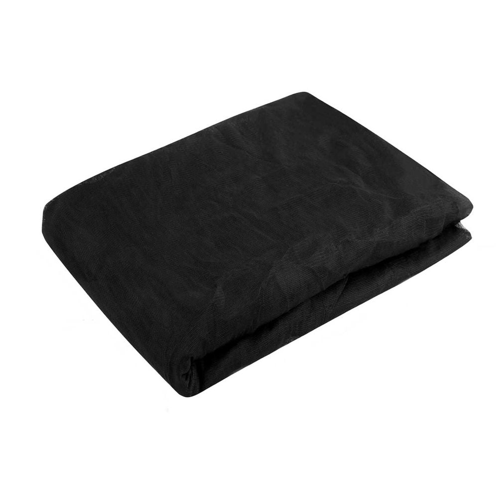 4 Corners Black Bed Canopy Curtains for Twin Full Size Bed,Highly Breathable,Soft and Easy to Cut,Wear Resistant and Durable,Suitable for Bedroom Home Indoor Patio Outdoor Decoration(L82xW74xH94inch)