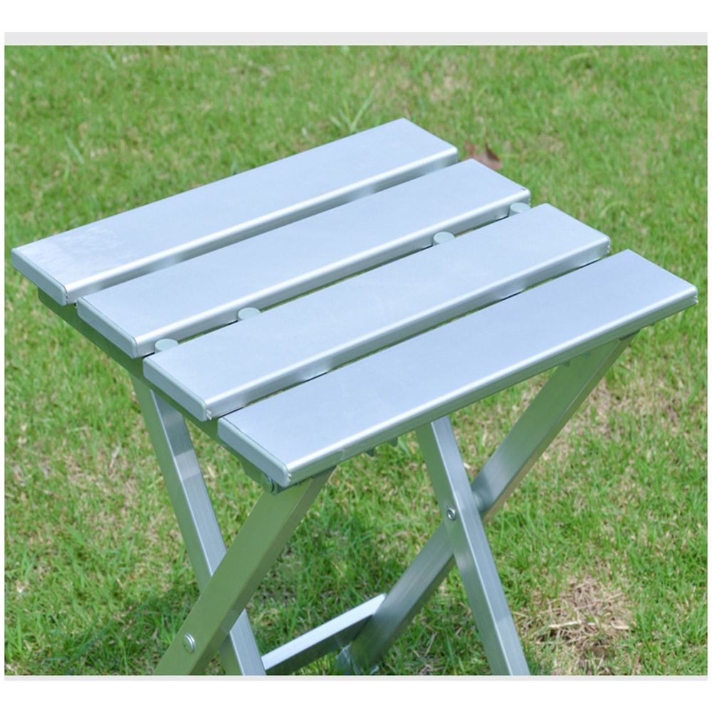 Heavy-Duty Aluminum Folding Side Table – Compact, Portable, Weather-Resistant Multi-Use Outdoor Table for Camping, RV, Patio, and Picnic Activities