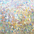 Window Privacy Film, Rainbow Window Clings, 3D Decorative Window Vinyl, Static Cling Window Sticker Non-Adhesive