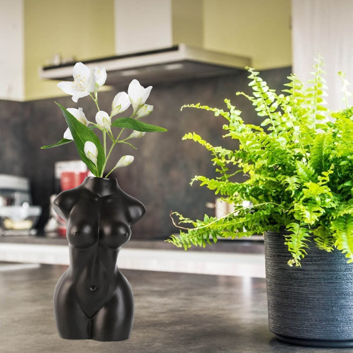 Body Vase Female Form | Body Shaped Vase | Body Statue for Decor | Unique Female Body Vase | Woman Body Vase