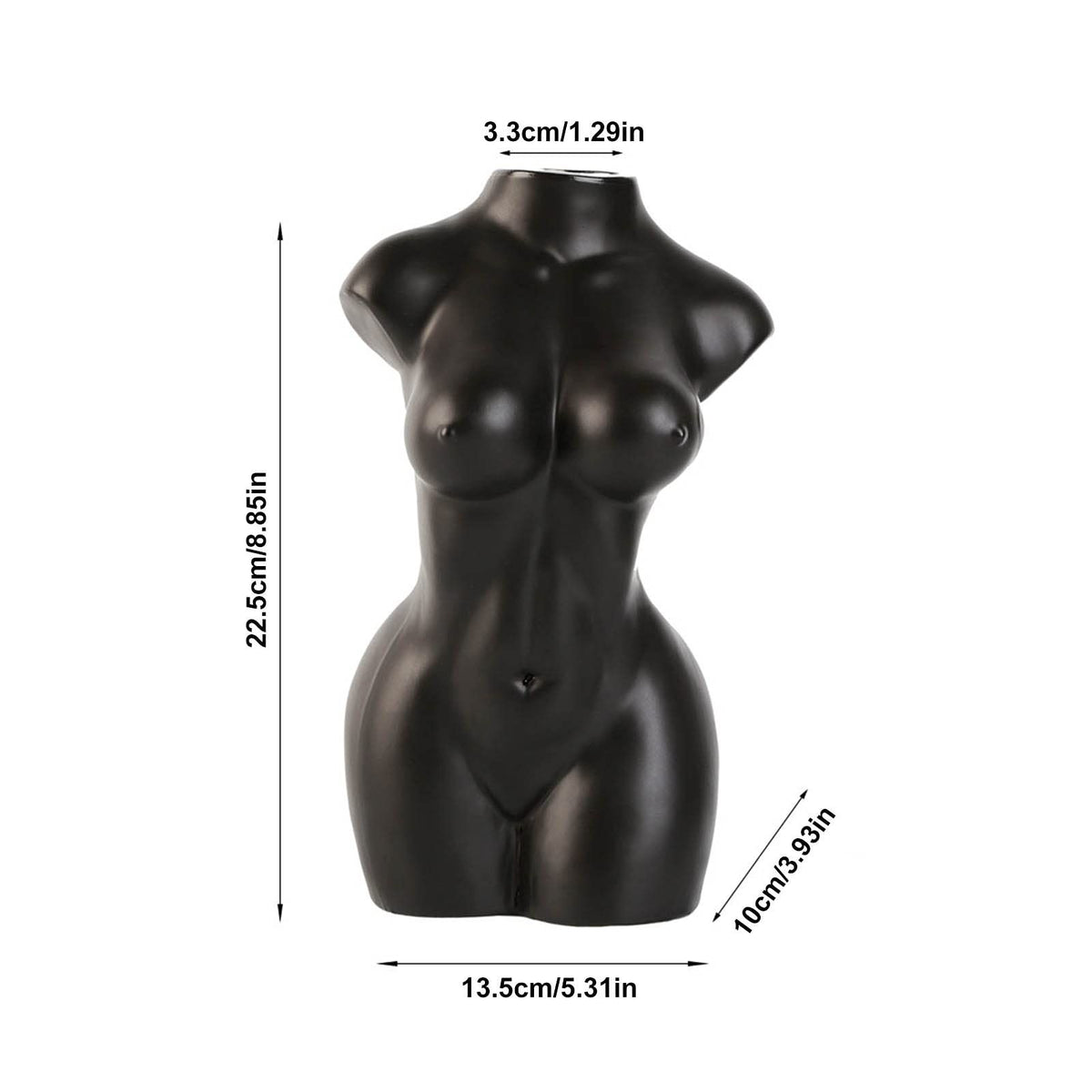 Body Vase Female Form | Body Shaped Vase | Body Statue for Decor | Unique Female Body Vase | Woman Body Vase