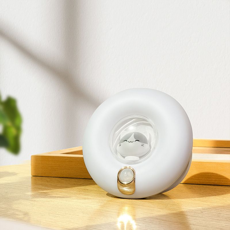Motion Sensor Night Light Rechargeable LED Nightlights Magnetic Adjustable Brightness, Cute Cat Night Lights for Kids Room Adults