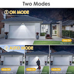 Battery Operated Motion Sensor Light Waterproof Wireless LED Battery Powered Wall Light Auto On/Off 2 Pack