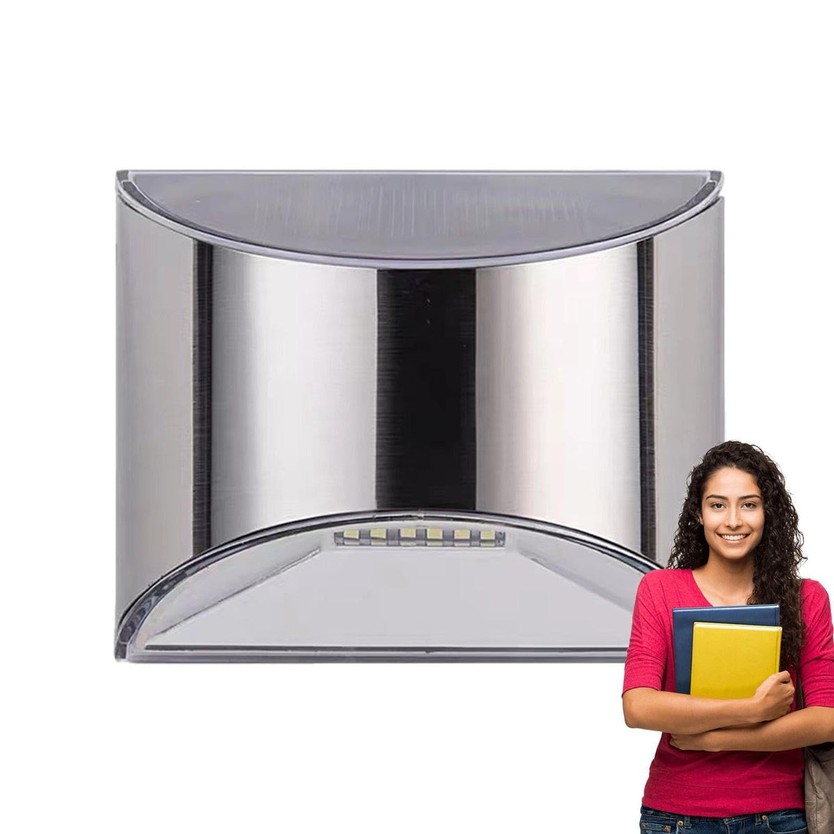 Solar Led Lights for Outside, Weatherproof Led House Plate Lamp,  Outdoor With Led House Plate Lamp for Address Illumination