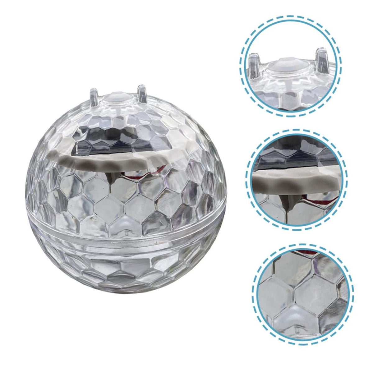Solar Solar Powered Pool Lamp Solar Pool Lights Abs White Decorate Travel Outdoor Solar Floating Pond Lights Solar Lights Outdoor