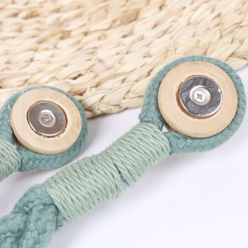 Strong Magnetic Curtain Tiebacks 2pcs Heavy Duty Curtain Rope Tieback Curtain Holdbacks Holders for Home Bedroom Office Decorative