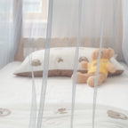 Bed Curtains Student Dormitory Mosquito Net 4 Corner Post Bed Canopy for Kid Teens Dustproof Loft Bed Curtains