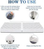Thicken Memory Bed Gap Filler Adjustable Bed Bridge Mattress Connector with Strap for Bed,Storage Bag Included,for Guests Stayover