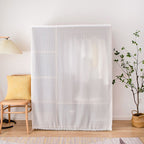 Short Curtains for Kitchen, Privacy Closet Curtain Dust-Proof Under Sink Curtains for Small Kitchen Storage Room