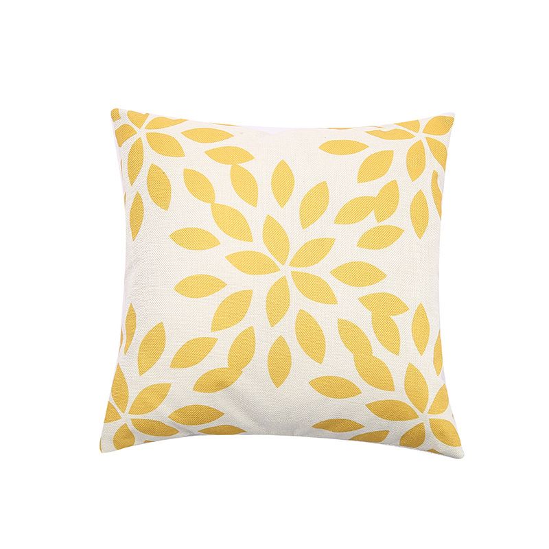 Pillow Covers 18x18 Set of 4, Modern Sofa Throw Pillow Cover,Decorative Home Outdoor Linen Fabric Geometric Pillow Case for Couch