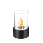 Tabletop Fire Pit, Mini Portable Table Top Firepit Bowl, Ethanol Tabletop Fireplace for Indoor & Outdoor, Black