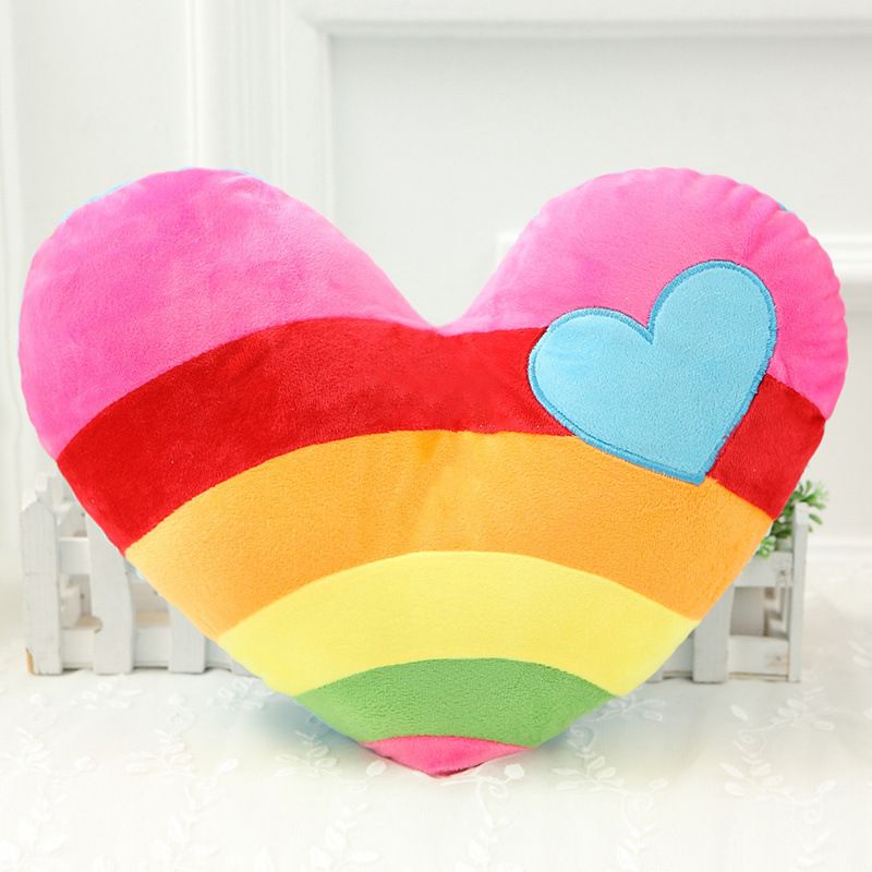 1pc Heart Cushion Heart Throw Home Décor Aesthetic Pillows Blanket for Kids Toys Decor Heart Shape Pillow Chair Toddler Fluffy
