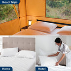 Bedding Waterproof Pillow Protector Zippered (2 Pack) Bed Bug Proof Pillow Covers 20 x 26 Inches
