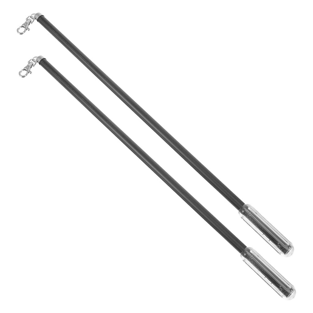 Black Drapery Handles for Curtains, Practical Material, Set of 2 Pieces