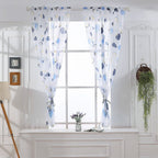 Sheer Curtain, for Classroom Living Room Kids Bedroom, Boho Drapes Farmhouse Summer Rainbow Curtain, Light Filtering Sheer Nursery 1 Panel 39.37x51.18 In