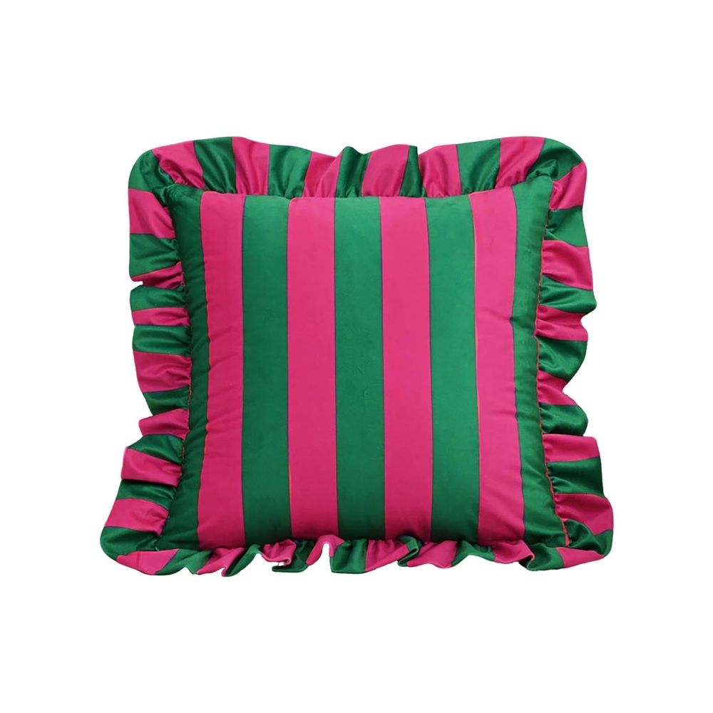 Ruffle Pillow Case, Square Ruffled Pillow Cover, Microfiber Wrinkle Resistant Pillow Shams, for Sofa Bed Living Room