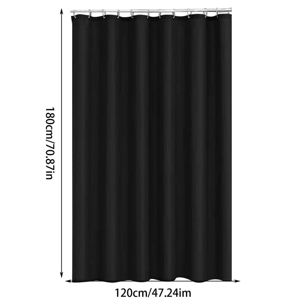 Shower Curtain Liner, Hotel Quality Opaque Shower Curtain for Bathroom, Machine Washable, Water Repellent 47.24x70.86 In