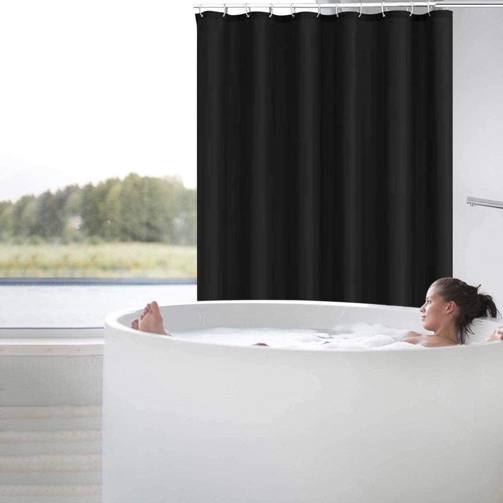 Shower Curtain Liner, Hotel Quality Opaque Shower Curtain for Bathroom, Machine Washable, Water Repellent 47.24x70.86 In
