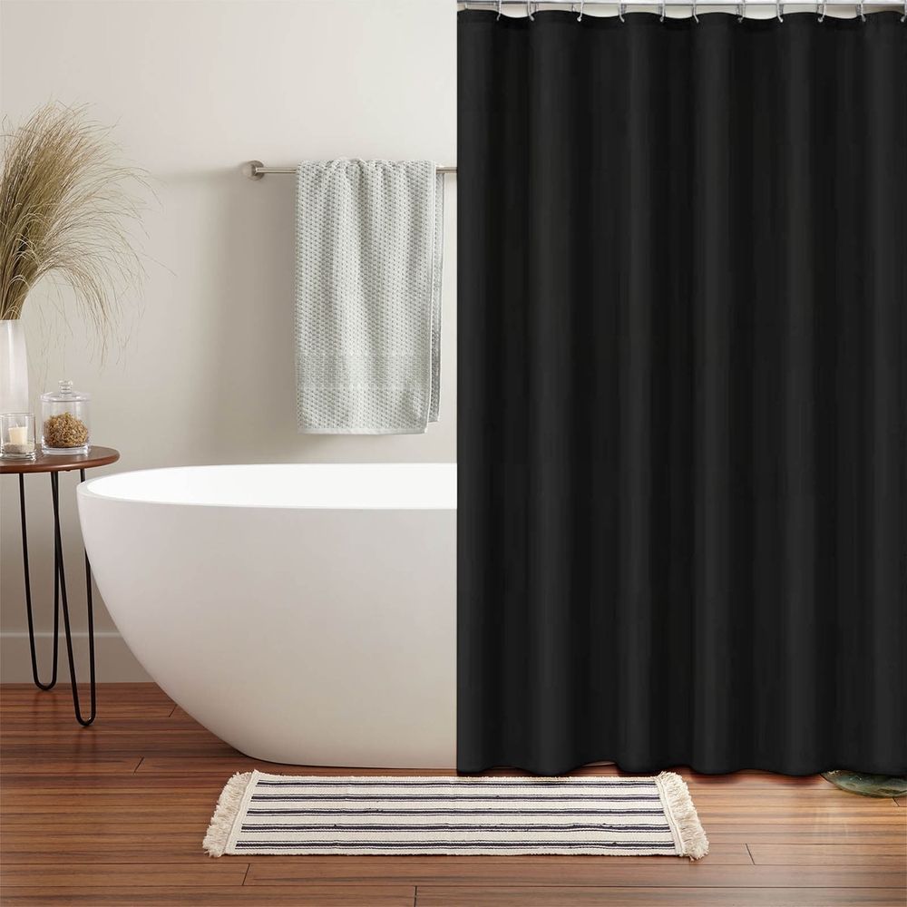 Shower Curtain Liner, Hotel Quality Opaque Shower Curtain for Bathroom, Machine Washable, Water Repellent 47.24x70.86 In