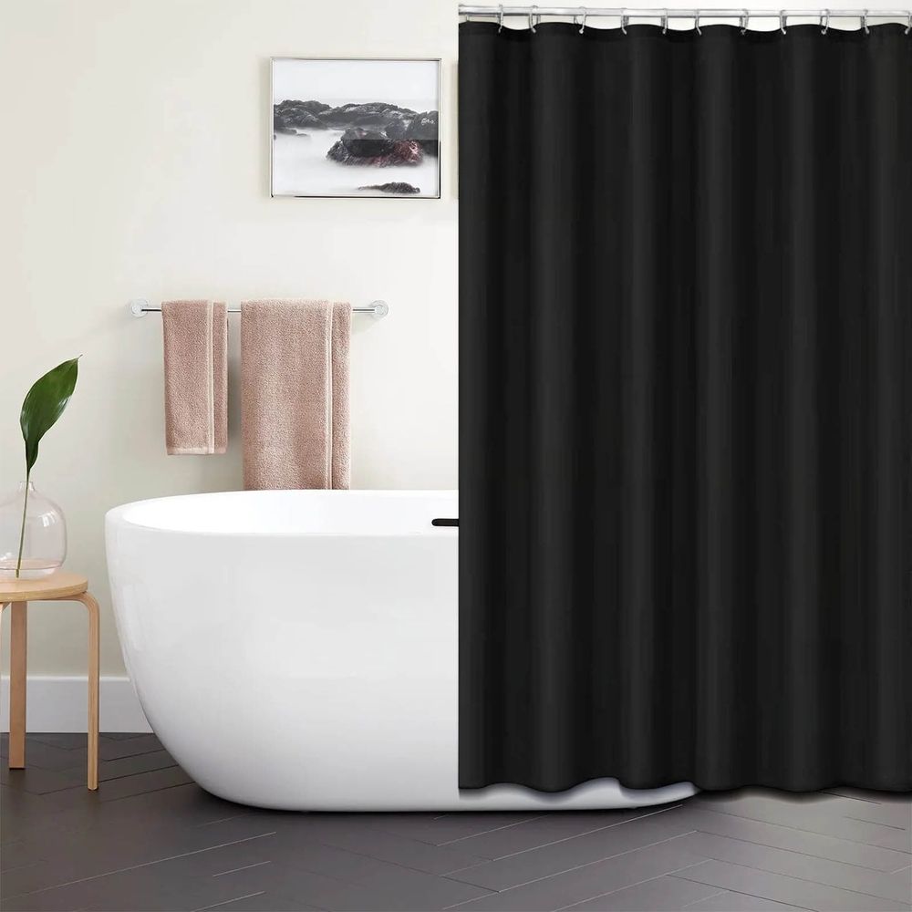 Shower Curtain Liner, Hotel Quality Opaque Shower Curtain for Bathroom, Machine Washable, Water Repellent 47.24x70.86 In