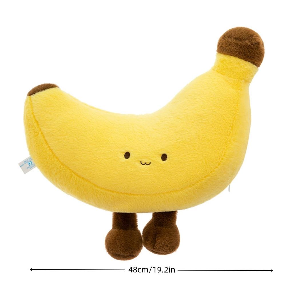 Throw Pillow Banana Shaped Long Body Pillow Ultra Soft Fluffy High Loft Filling Stress Relief Cuddle Playful Home Decor For Bedroom Living Room Sofa Couch Lounging Nap Relaxation Daily Comfort Pillow