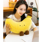 Throw Pillow Banana Shaped Long Body Pillow Ultra Soft Fluffy High Loft Filling Stress Relief Cuddle Playful Home Decor For Bedroom Living Room Sofa Couch Lounging Nap Relaxation Daily Comfort Pillow