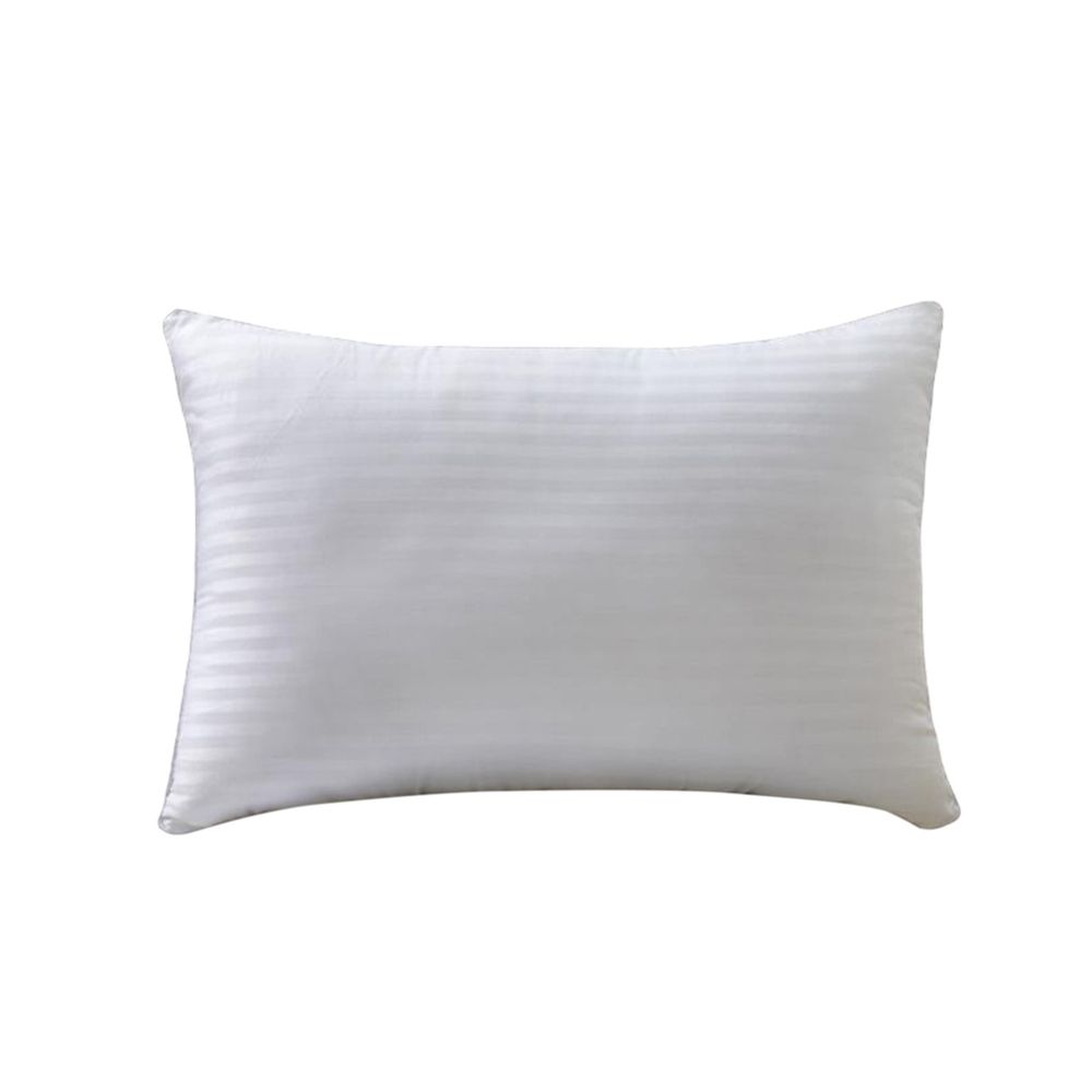 Hotel White Soft Pillow | 1-Pack Standard  29x19 Inches | Pillow with Striped Pattern for Bedroom