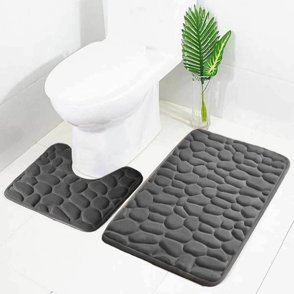 Christmas Bathroom Rug S 2 Piece Absorbent Bath Mat toil Contour Mat Non Slip Quick Dry Floor Mats for Holiday Home Decor Bathroom Entryway Powder Room S All Season Comfort Bathroom Entryway