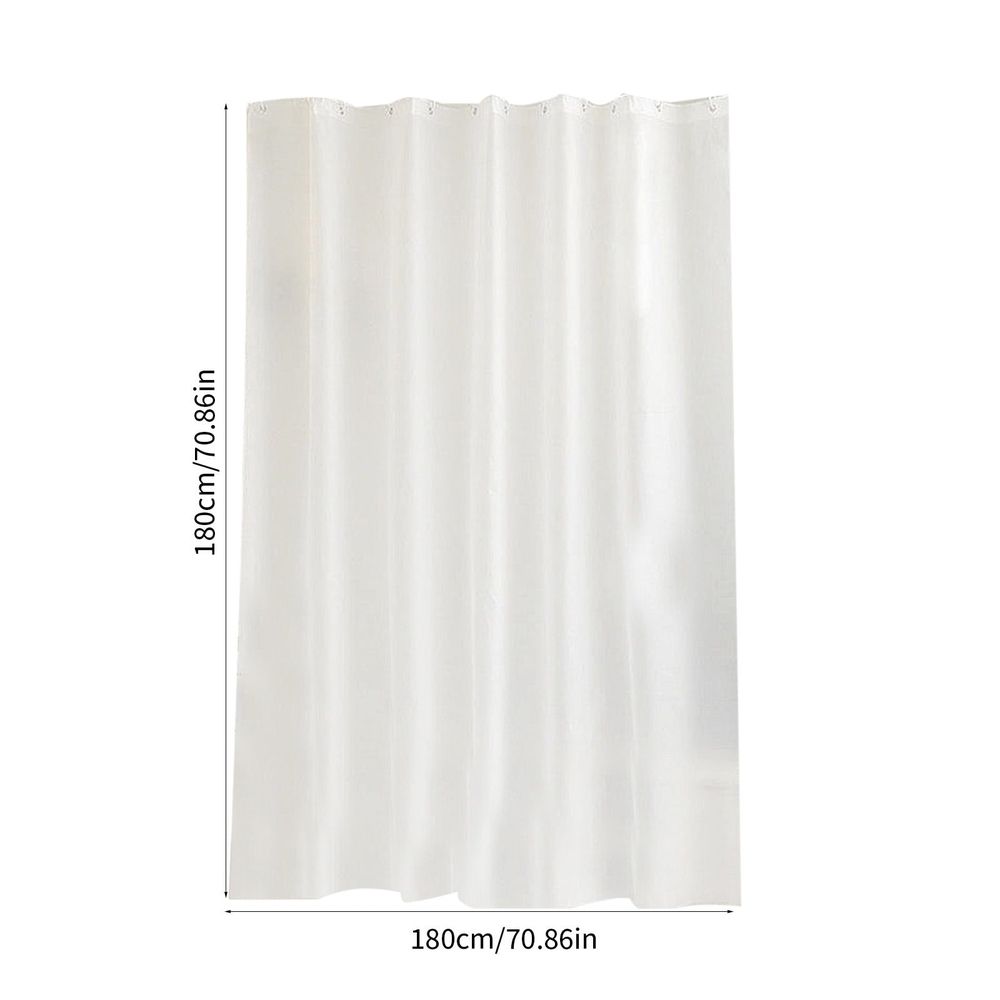 Shower Curtain 70x70 inches Waterproof Bathroom Curtain Liner with Hooks  Hole Required - Printed toil Partition Curtain for Home Dorm Hotel Gym, 12 Hooks Included