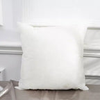 Throw Pillow Insert 15.7x15.7 Inch Square - Soft Pillow Core for Couch Cushion Bed Couch Home Decor - Breathable Milk Silk Polyester Pillow Form with Zipper - Easy Care Decorative Pillow Stuffing