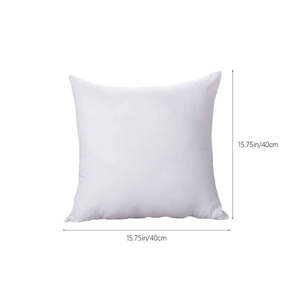 Throw Pillow Insert 15.7x15.7 Inch Square - Soft Pillow Core for Couch Cushion Bed Couch Home Decor - Breathable Milk Silk Polyester Pillow Form with Zipper - Easy Care Decorative Pillow Stuffing