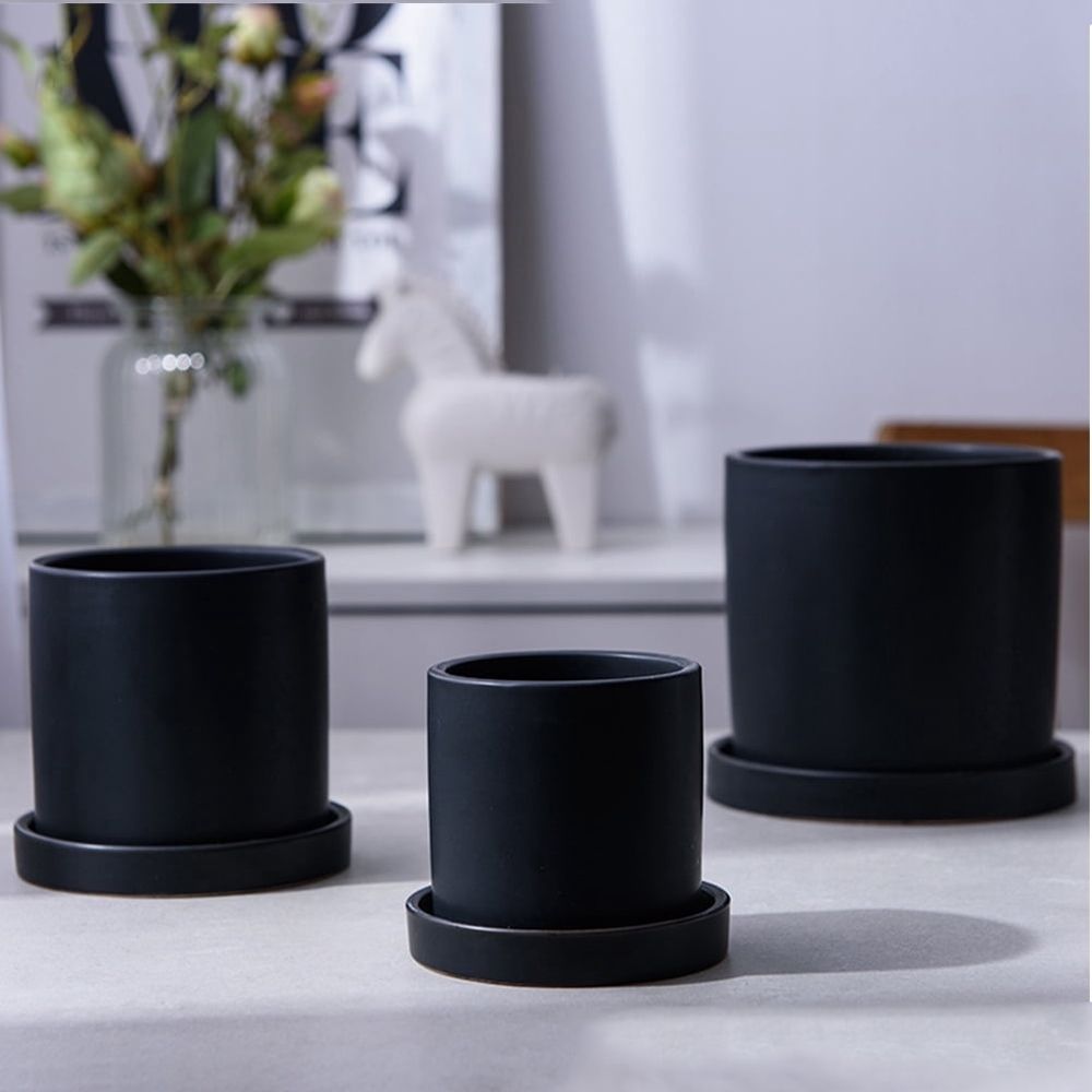 Ceramic Flower Pot Outdoor Planter for Plants, Decorative Garden Pot, Stylish and Plant Container